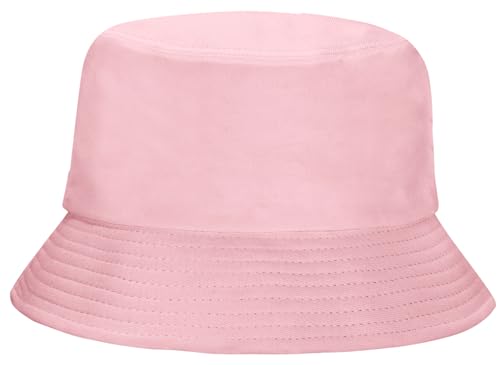 Image of Rosoz 1 & 2 Pack Bucket Hat for Women Men Summer Travel Beach Sun Hat Outdoor Cap Unisex Bucket Hats
