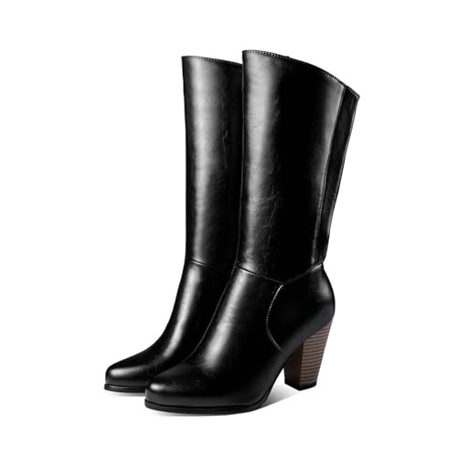 Bottes à talons hauts pour femmes | Bottines d'automne à bout pointu talon 8cm