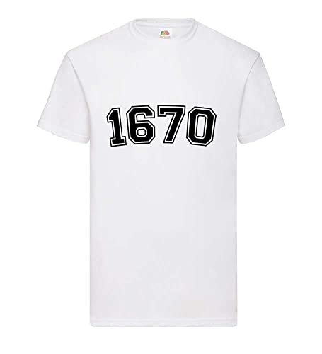 T-shirt pour homme blanc grande taille XXXL vêtement col rond classique modèle 1670