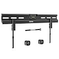 monTEK No Stud TV Wall Mount for 37-86 Inch Flat & Curved TVs up to 165 lbs, No Drill & Low Profile Studless TV Mount, Max VESA 600×400mm, 4× Load Tested, Easy Install