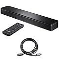 Bose TV Speaker - Soundbar for TV with Bluetooth and HDMI-ARC Connectivity, Black, Includes Remote Control and H&A High-Speed HDMI Cable