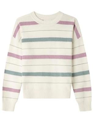 Springfield Striped Sweater with Lurex Sudadera con Punta  Marfil  M para Mujer