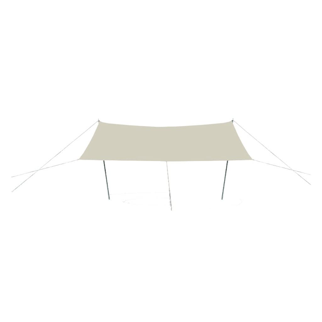 Tente de canopée RJJ 293cm*400cm en coton pour camping et plage