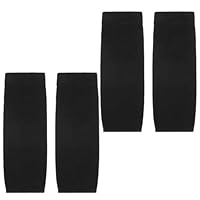 Ceeyoll 2 Paires Manchette Bras Homme, Manchette Bras Femme, Manchons de Tatouage Noirs, Manchons de Protection UV Pour Couvrir les Tatouages, Protection Solaire Pour Hommes et Femmes