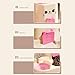 Bothyi 2 in 1 Automatic Pet Feeder Water Dispenser Portable Travel Supplies Cat Food Bowl Food Container for Kitten Small Dogs Bunny, Pink