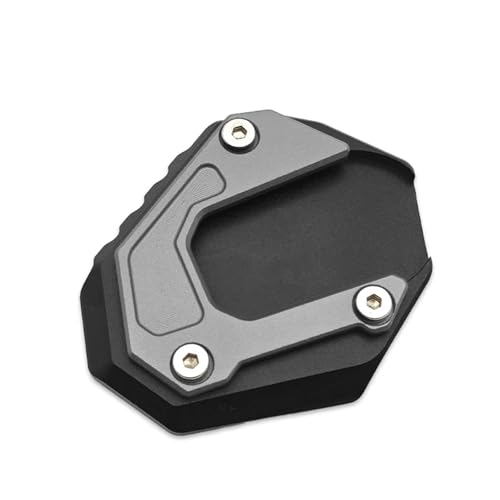 HHTFAO Passend for b//m//w F800GS, F900GSADV und F900GS ADVENTURE Motorräder (2024–2025): Seitenständerverlängerung mit Fußstütze(NOLOGO Grey)