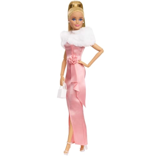 Barbie Enchanted Evening Fashion Doll in Pink Dress, Mattel Replay