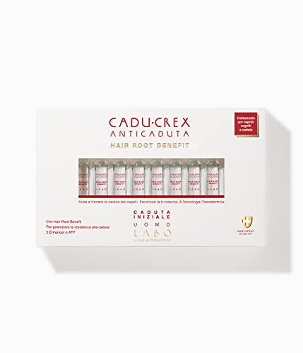 Cadu-Crex Anti-Chute renforce la racine avec ce traitement initial homme 20 ampoules