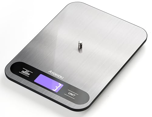 Atogou 0.01oz/33lb Food Scale, Digital Kitchen Scale with Full Vi...