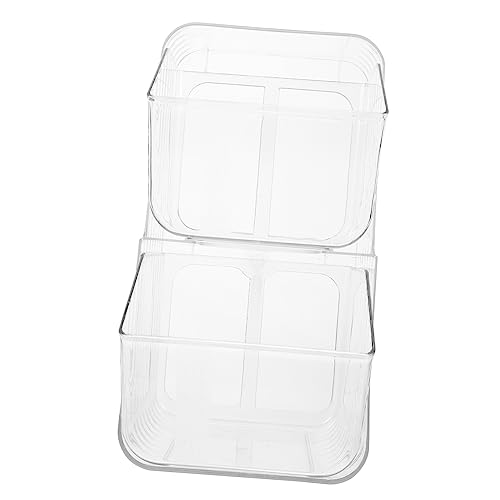 Angoily Double Layer Wall Tea Bag Organizer Transparent Coffee Bag Storage Holder Practical Rack for Tea Bags Sugar Packets and Snacks for Home and Kitchen Use