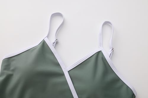 Image of Girls 3 Piece Bikini Bathing Suit Teen Girls Swimwear Sport Swimsuits with Shorts 9-16T