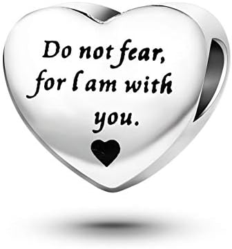 MiniJewelry Women Gilrs Cross Love Heart Religion Charms for Bracelets Necklaces Pendants Isaiah Matthew Bible Verses Angel Jessus