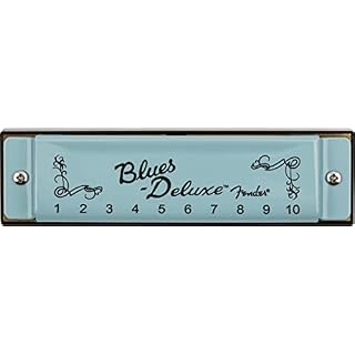 Fender Blues Harmonica Deluxe Touche de Do Bleu Daphné - Les Beatles, Paul McCartney, John Lennon, RIngo Starr, George Harrison Fender Blues Harmonica Deluxe Touche de Do Bleu Daphné – Image 3