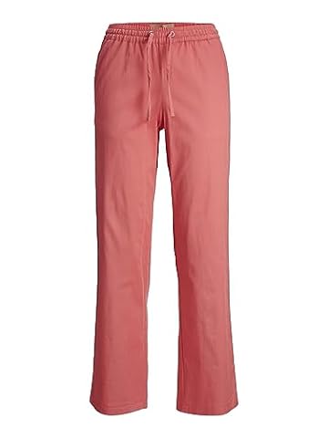 JACK & JONES Spodnie Jjxx Jxalva Regular Mw String Pants Sn Kobiety , Rózowy herbaciany , S / 34L