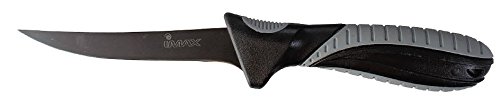 Foto von Imax Angelmesser inkl. Messerschärfer, Angelmesser, Fischmesser, Anglermesser inkl. Messerscheide, Messer mit gummierem Griff, Filetiermesser, 12,5cm Klinge