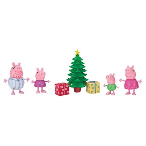 Peppa Pig Wutz 95648 Spielset Weihnachtsabend 4 Exklusive bewegliche Figuren Cover