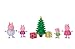 Produktbild Peppa Pig Wutz 95648 Spielset Weihnachtsabend 4 Exklusive bewegliche Figuren mit Weihnachtsbaum für Kinder ab 2 Jahren Jazwares