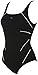 Produktbild arena Damen Jewel R One Piece Swimsuit, Black-White, 50 EU