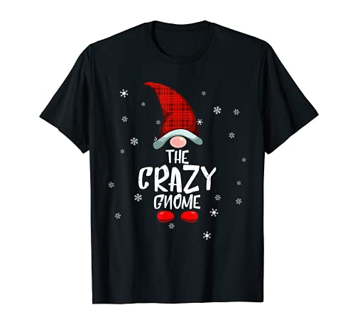 The Crazy Gnome Family Pijama de Navidad Crazy Gnome Camiseta