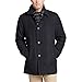 Dockers Men's Weston Wool Blend Coat with Scarf (Regular and Big & Tall), Navy, Large