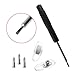 hengfento2 Screw-in Nose Pads Replacement for Gucci Eye Glass Eyeglass Sunglass Frames with Screws Screwdriver Set 14mm (Silver)