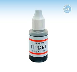 WK - Kit Test Analisi Acqua, Misuratore Durezza e Presenza Calcare, Flacone di Titrant da 10 ml con Provetta, Utilizzo Facile e Immediato, Ideale per Scegliere e Impostare Addolcitore Domestico