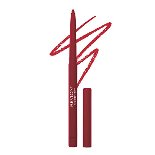 REVLON Colorstay Longwear Lip Liner, with Built-In Sharpener, Longwear Rich Colors, Smooth Application, Smudge Proof, Red (675)