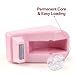 Yiautao 1Pcs Desktop Tape Dispenser Adhesive Roll Holder with Weighted Nonskid Base, Pink (Tape not Included)