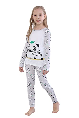 MyFav Big Girls Cute Cartoon Pajama Set Casual Comfy Loungewear Children Sleepwear