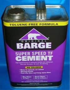 Barge Original Super Speed TF Cement by Quabaug Corp -1 Gallon- Shoe Glue Toluene Free