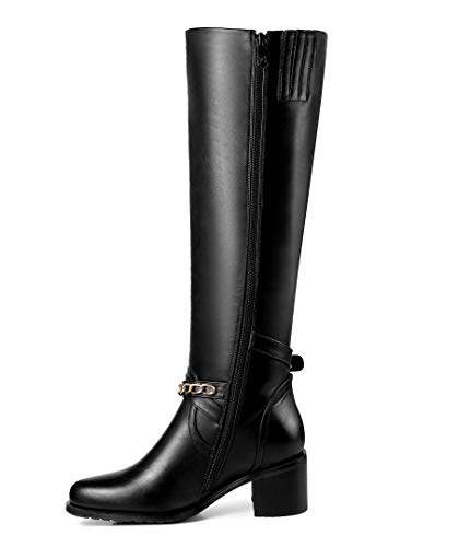 ANN CREEK Women's 'Morelos' Fashion Design Triple Buckle Straps Riding Boot3