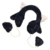素敵なランプデザインの動物耳ヘアバンド女性ガールティーンアウトドア冬のファッションアクセサリーぬいぐるみフラップ用冬ウォーマー