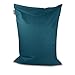 BuBiBag Sitzsack - rechteckiges Bodenkissen in 28 Farben und 7 Varianten - Outdoor Sitzsäcke Indoor Beanbag für Kinder und Erwachsene (Petrol-150x100 cm)