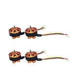 Funziona perfettamente con il kit telaio Mini Multirotore da 3 pollici FPV Racing Drone da 100-150 mm, funzionando come micro motori brushless 4 pezzi 1204 6000KV 2-3S.