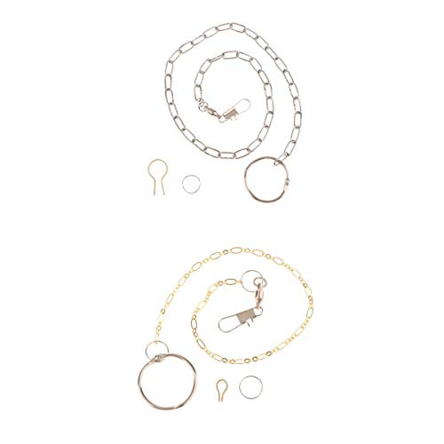 2 Pcs Stainless Steel/Copper Chain Foot Ankle Chain For Peony