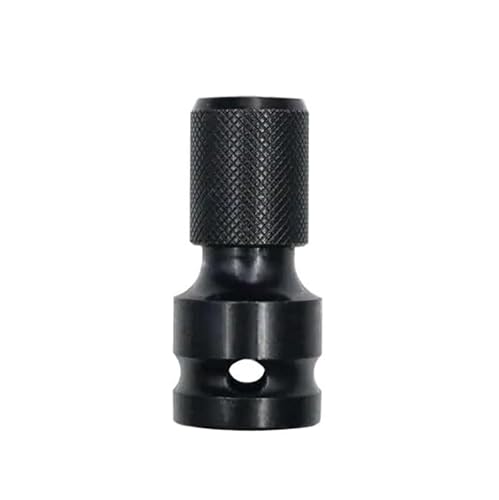 Air Impact Wrench Adapter 1/2 to 1/4 Inch Hex Shaft Nut Driver Bit for Impact Wrench Conversion(Large- 1PC)