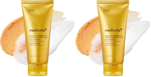 Image of medicube Facial Cleanser Turmeric Capsule Foam Cleanser (Pack of 2)