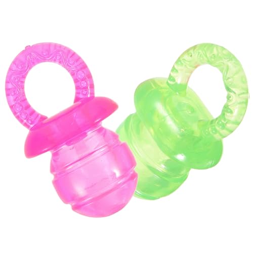 VANZACK 2 Piezas Juguete para Masticar Perros Juguete De Mordedura De Perro Chirriador Juguete para Gatos Gatito Chupete Mascota Juguete para Masticar Chupete para Perros Juguetes Rata