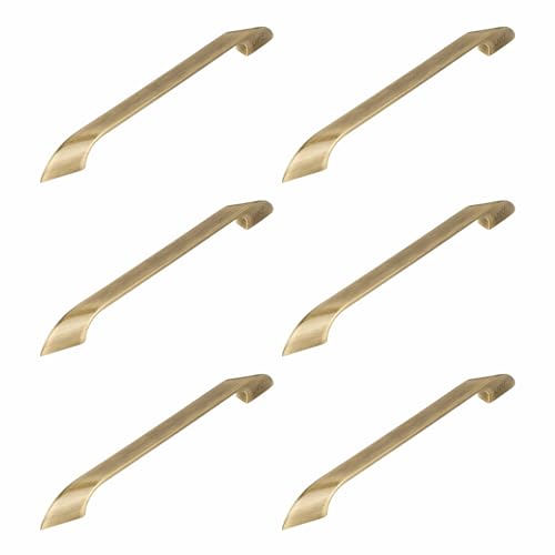 Image of LAPO 10 Inch Handle Set for Cabinet & Drawer, Suitable for Wardrobe and Kitchen, Stable Grip Design, Simple Fitting, 3 Years Warranty (224mm, Antique Finish, Pack of 6) - Twist