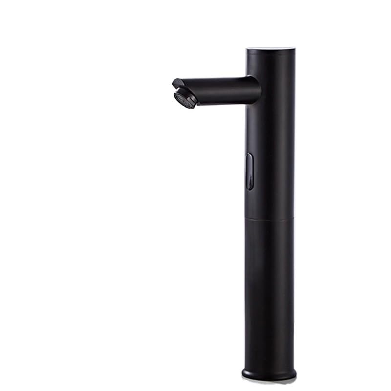 Robinet automatique intelligent noir fini les traces de doigts mitigeur 31,2 cm