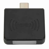 Przenośny Czytnik Kart Identyfikacyjnych RFID, Czytnik Kart Inteligentnych Telefonu Komórkowego Typu C, Plug And Play, Szybki Odczyt Kart na Smartfonie z Funkcją OTG(Czarny)