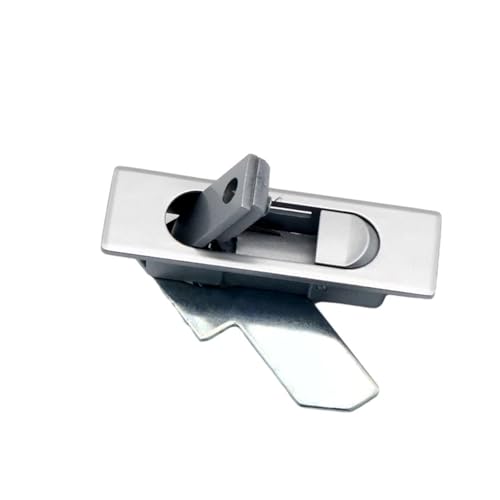Cerradura de chasis emergente con botón de aleación de zinc para puertas metálicas 4