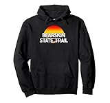 Bearskin State Trail USA Rail Trail Biking Pullover Hoodie