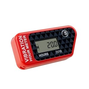 Runleader Roter Vibrationsstundenzähler mit Bildschirmsperre