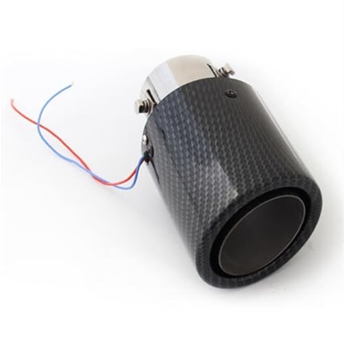 Silenciador de escape universal deportivo con luz para coche tuning