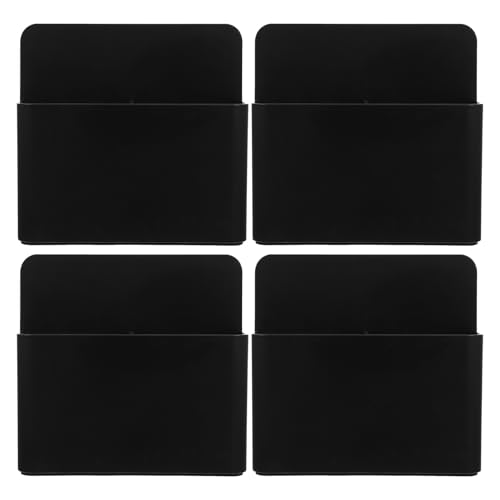 Organisateur magnétique Hohopeti petit porte-stylo marqueur plastique noir classe x4