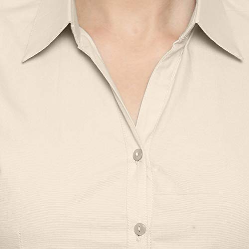 Image of Blue Ronin Women 3 /4 Sleeve Stylish Western Official Formal Shirts Regular fit Shirts for Women