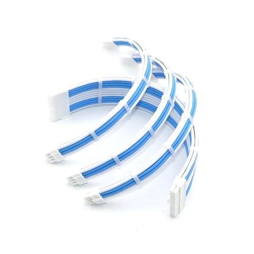 Kit de rallonge coudée alimentation premium avec courbure à 180° pour câble GPU