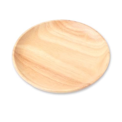 J-kitchens アウトドア こだわり 木製 皿 サークル プレート Φ18 x 2.2cm