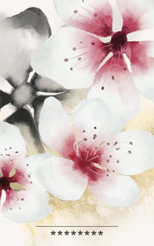 Password Book: Discreet Internet Address, Login and Password Log Book with Alphabetical Tabs, Journal Organizer Notebook for Password Organization and Storing Website Logins - Floral Cover Design -  Independently published